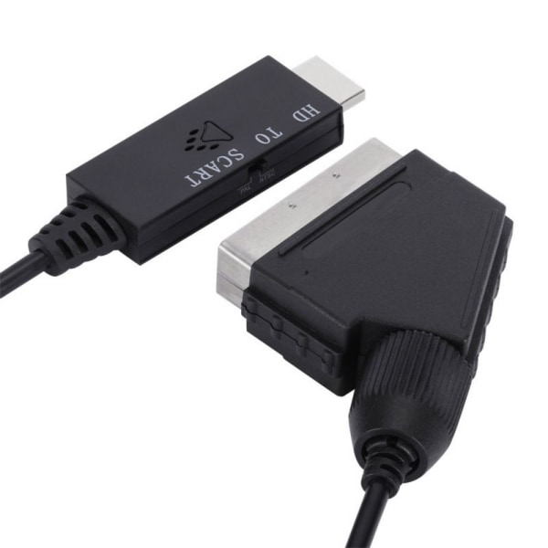 HDMI-SCART-sovittimen signaalimuunnin Audio-videokaapeli 1M