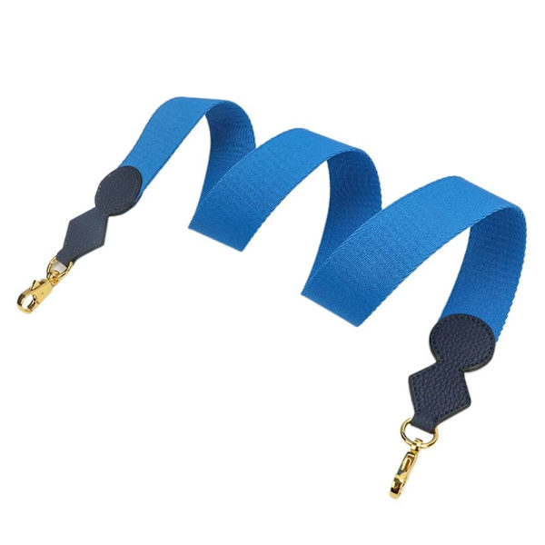 Puuvillainen käsilaukku olkahihna Crossbody hihna TUMMAN SININEN dark blue