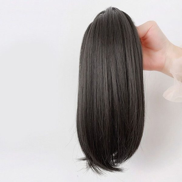 Claw Clip Ponytail Wig Ponytail Clip RUSKEA&MUSTA Brown&Black
