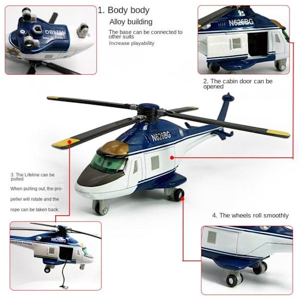 Pixar Planes Legetøj Helikopter Model Legetøj 1 1 1
