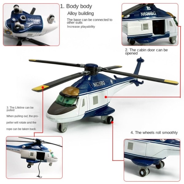 Pixar Planes Toys Helikopterimallilelu 3 3 3