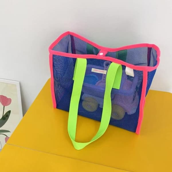 Strandtaske Stor Kapacitet BLÅ Blue