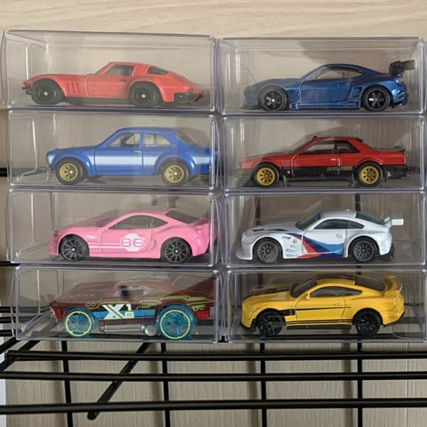 10 Styck PVC Box Förvaringsbox Display Case 10pcs