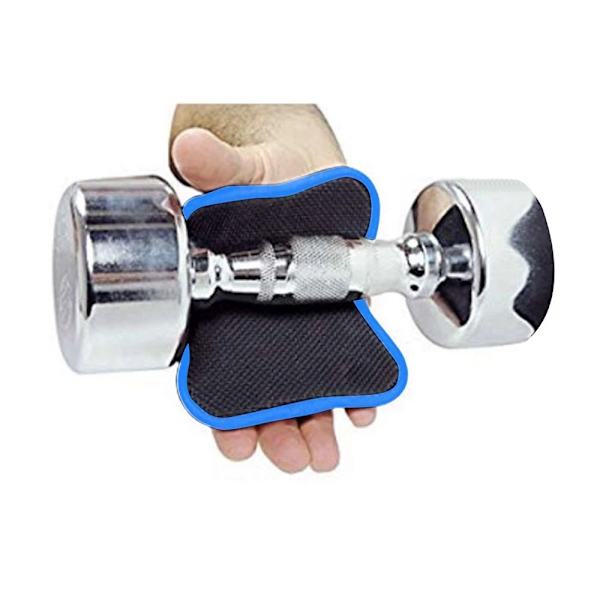 2 Stk Håndvægte Grips Pads Vægtløftningsbeskyttelsespuder SORT Black