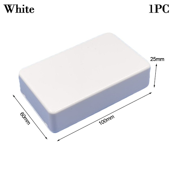 1/2kpl elektroninen projektilaatikko vedenpitävä cover Project VALKOINEN White 1pc-1pc