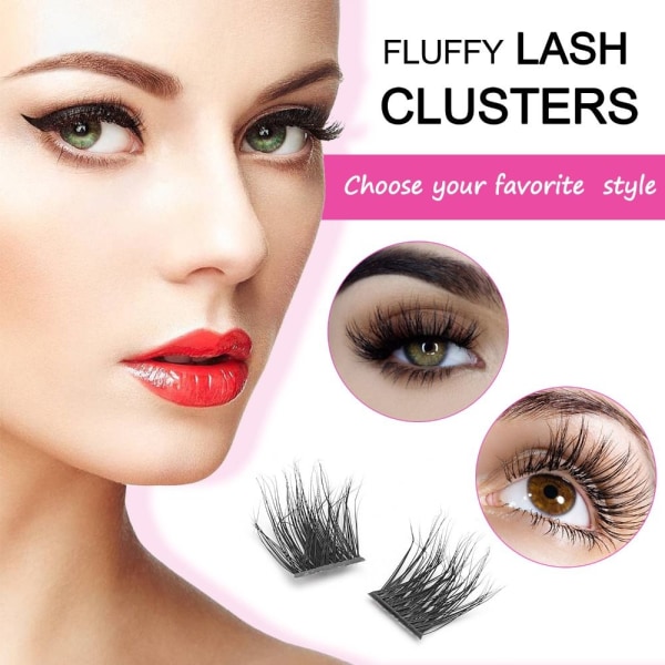 Individuella klusterfransar Lash Clusters 14MM 14MM 14mm