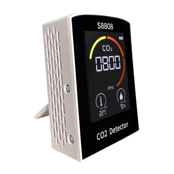 CO2 kuldioxiddetektor Luftmonitor Luftkvalitetsdetektor