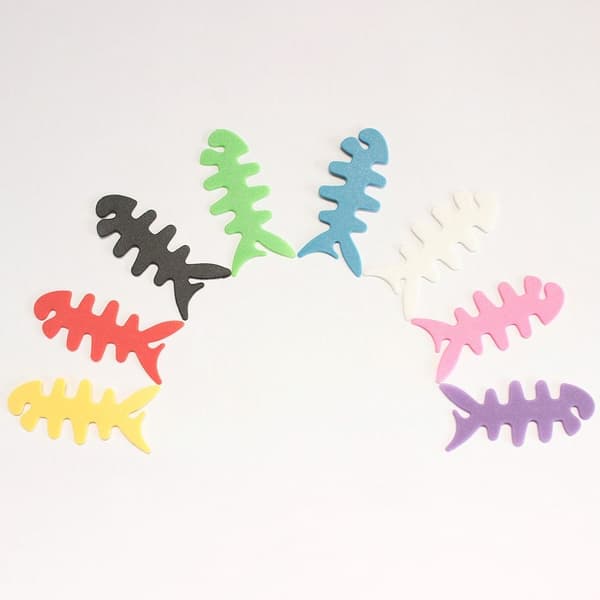 100/200 stk Fishbone Cable Organizer Headset Cord Manager S200Pcs