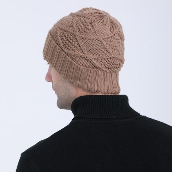 Hörselskydd Mössa Stickad Pullover Mössa GRÅ grey