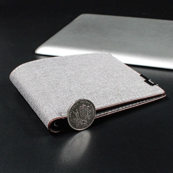 Miesten lompakko TUMMANHARMAA dark grey