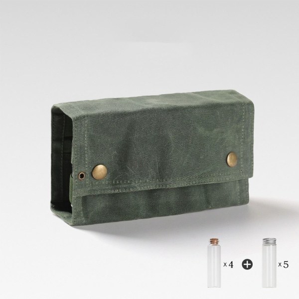 Maustepullosetti Set VIHREÄ PUSSI JA PULLOT PUSSI JA green bag and bottles-bag and bottles