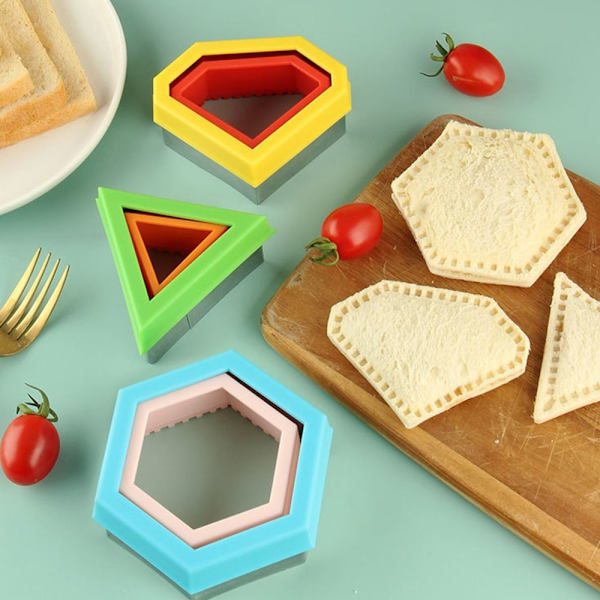 Sandwich Cutter Set Sandwich Muotit HEXAGON HEXAGON Hexagon