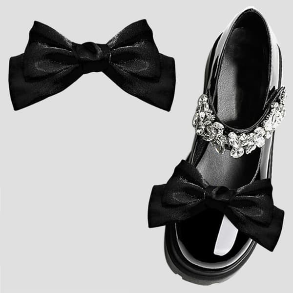 2kpl Shoe Clip Charm solki PUNAINEN red