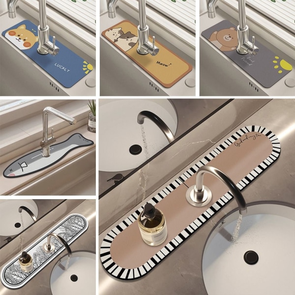 Kran-tømmematte Sklisikker absorberende pute 2 2 2