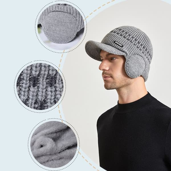 Beanies Luer Strikkehette BEIGE beige