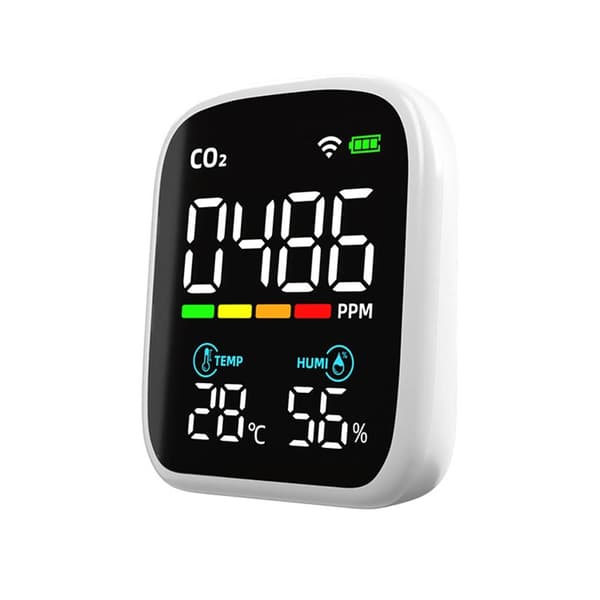 CO2-detektor WiFi-luftkvalitetsmonitor Koldioxiddetektor