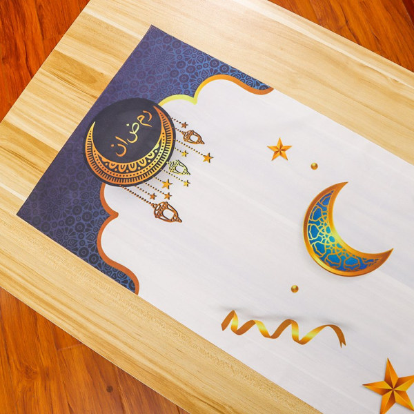 Eid Mubarak bordsduk Ramadan dekoration bordsduk