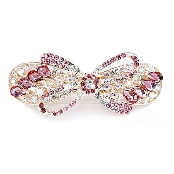 Crystal Bowknot Hårspænder Hårspænder RØD Red