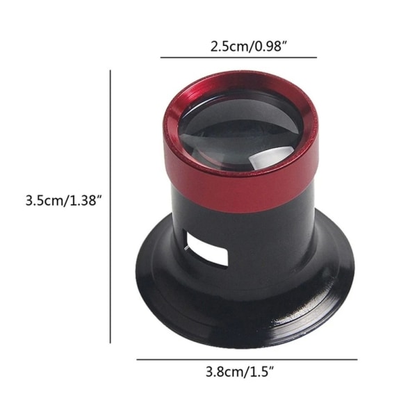 Monokulære forstørrelsesglas Læseforstørrelsesglas 20X 20X 20X