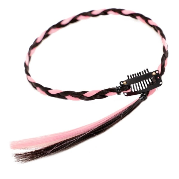 Hängande öronfärgningsperuk Fake Hair Braid K K K