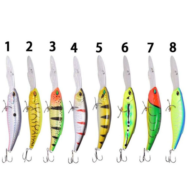 Kelluvat Minnow Baits -kalakoukut D D D