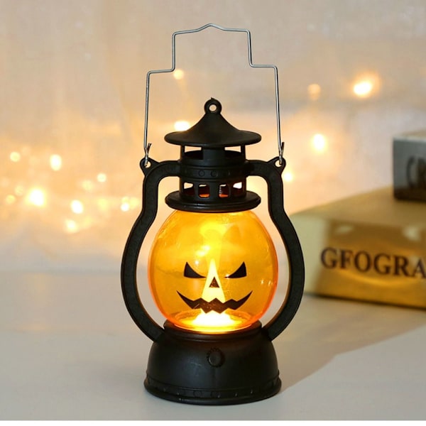 Halloween gresskarlykt LED-lys 3 3 3