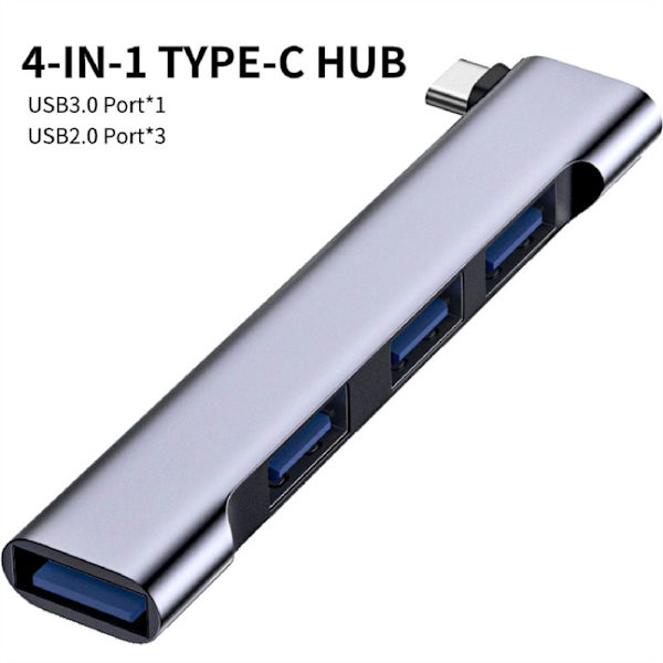 4 i 1 USB-C Hub Universal USB 3.0 Docking Station