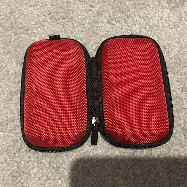Digital Organizer Headset Case Box PUNAINEN Red