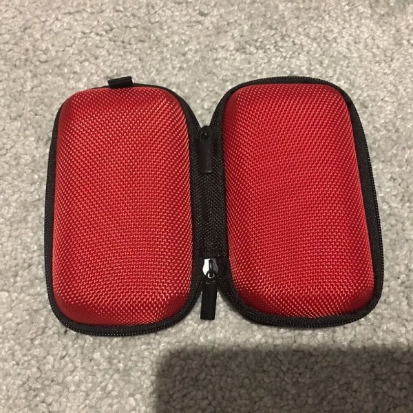 Digital Organizer Headset Case Box RÖD Red