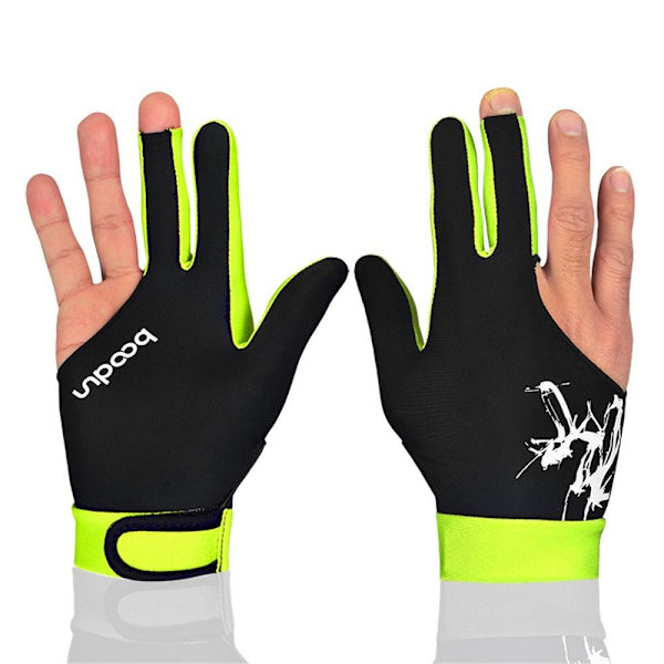 2kpl (1pari) Biljardihanskat Snooker Gloves KELTAINEN L yellow L