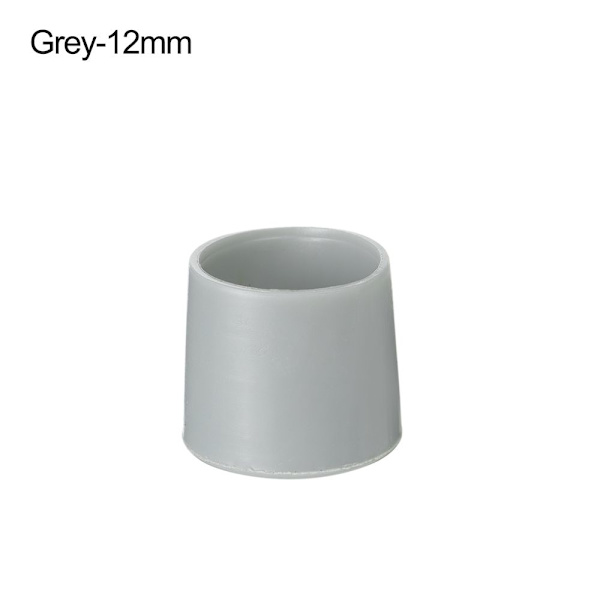 10st/ set Stol Ben Caps Möbelfötter GRÅ 12MM Grey 12mm