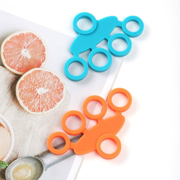 Grip Ring Trainer Finger Tension Set SININEN blue