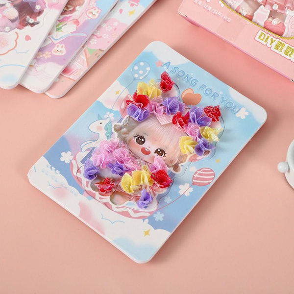 Dress-up Poking Toys Pedagogisk Poke Painting Dress Up Sticker random style