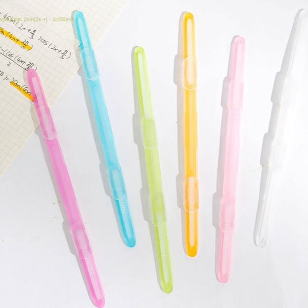 10 stk. Indbindingsclips Strip Løsbladsklips FARVE 4 FARVE 4 Color 4