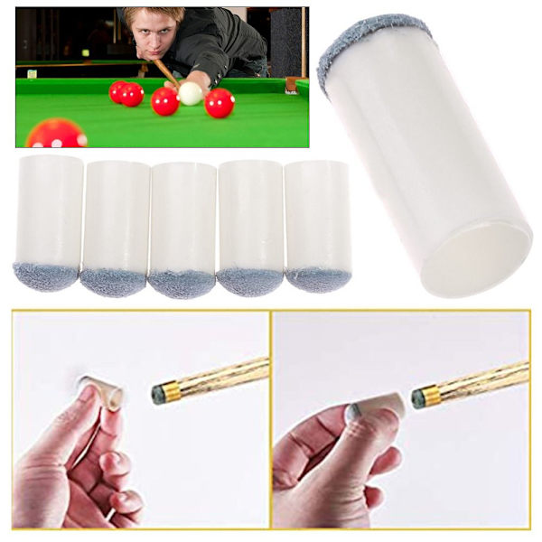2 pakker 10 stk./pak. Billard kø-spidser Tipbeskytter 13MM 13MM 13mm