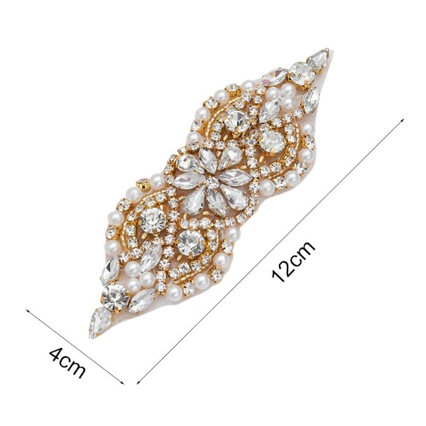 Crystal Decor tekojalokivi applikaatio GOLD gold