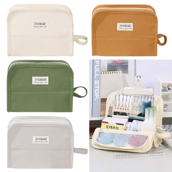 Pencil Bag Opbevaringspose GRÅ grey