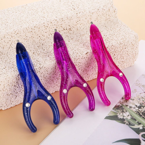2 Stk Point Drill Pen Diamond Painting Pen LILLA Purple