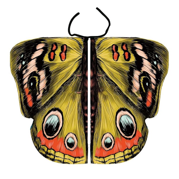 Butterfly Wings Sjal Sommerfugletørklæde 2 2 2