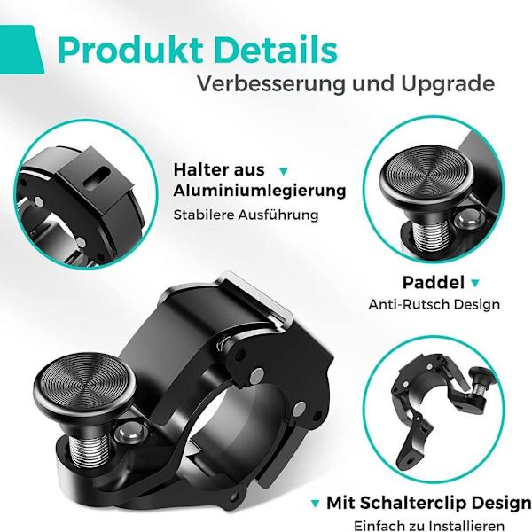 Cykelklokkering Styrhorn SORT black