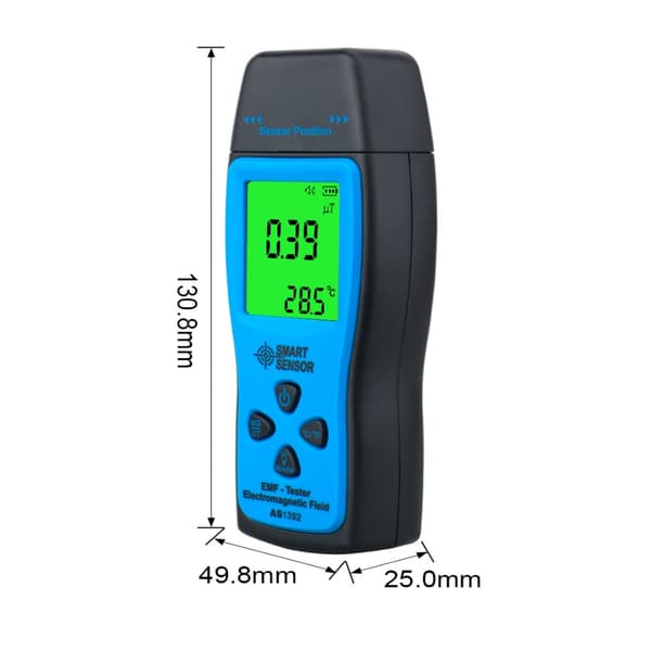 EMF Meter EMF Reader Strålingsdetektor Meter