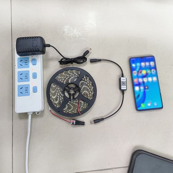 Bluetooth-dæmpningscontroller Mini LED-dæmper Monokromatisk