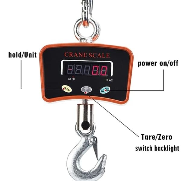 Digital Hanging Scale Crane Scale Elektronisk vægt