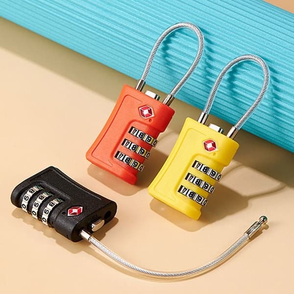 3-siffrigt kombinationslås Customs Password Lock BLÅT Blue