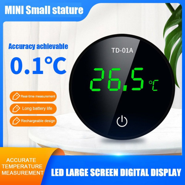 Akvarium termometer LCD Digital eksternt termometer Centigrade