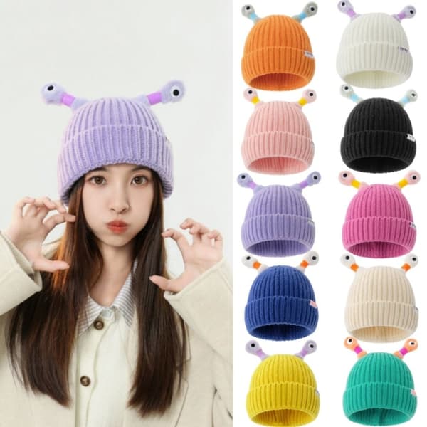 Neulotut hatut Beanie Hat VALKOINEN white