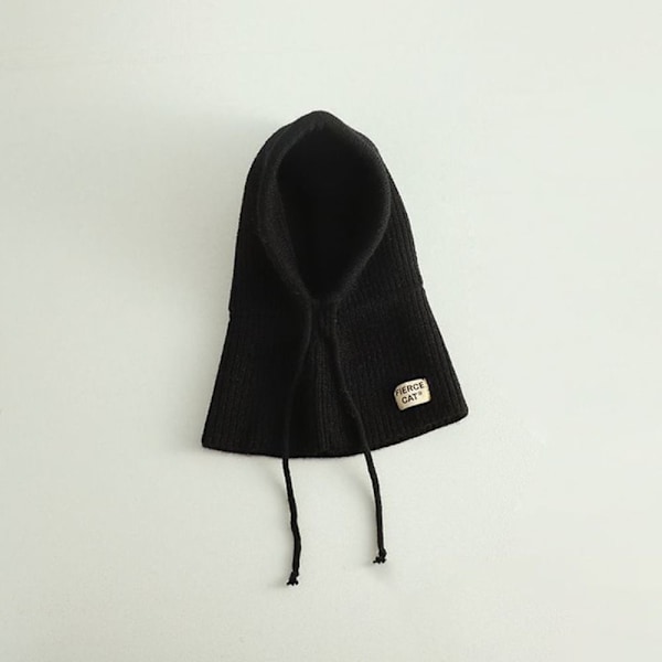 Mjuk Balaclava Barntröja för barn SVART black