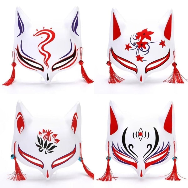 Foxes Mask Masquerade Mask TYPE H TYPE H Type H