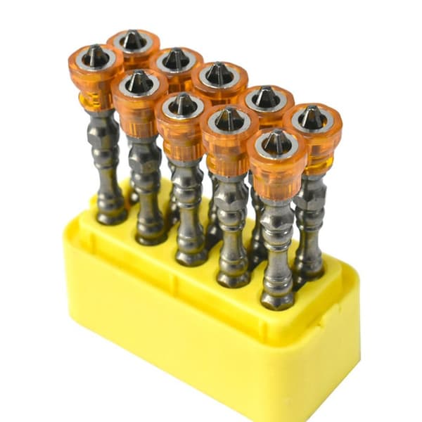 Cross Drill Bit Skruetrækker Bits GUL Yellow