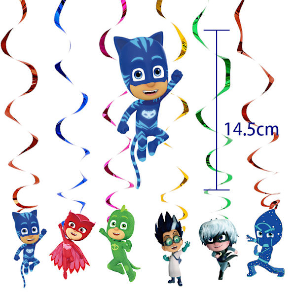 PJ MASK Engangsbanner Fødselsdag Dekoration Festartikler